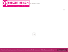 Tablet Screenshot of freizeit-reisch.de